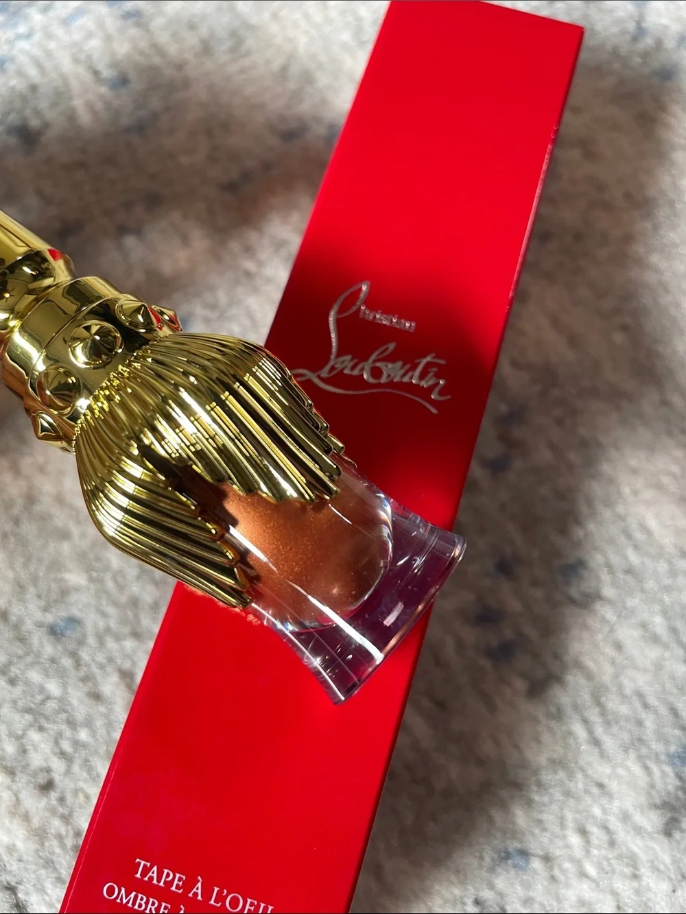 Christian Louboutin Gold Metallic Eye - Topaz